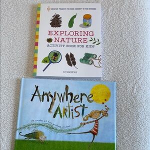 Exploring Nature and Anywhere Artist Kids Book Set of 2